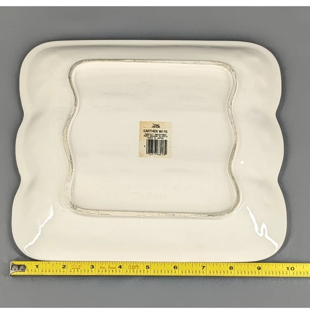Vintage PI Perfect Industries Corn on the Cob Ceramic Serving Platter Japan